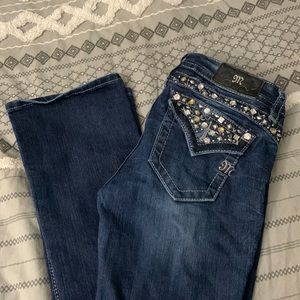 Dark wash miss me jeans
